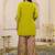 Kara basil green cotton embroidered co ord sets