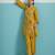 Parikarma amber yellow viscose rayon embroidered co ord sets