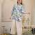 Hardik paisley white cotton printed co ord sets