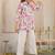 Hardik fauna white cotton printed co ord sets