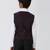 solid sleeveless waist coat - wine