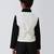 solid sleeveless waist coat - off white