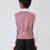 solid sleeveless waist coat - peach