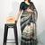 Women's bottle green madhubani print silver zari border cotton blend saree with unstiched blouse piece