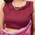 Women's pink floral print silver zari border cotton silk saree with unstiched blouse piece