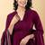 Purple gotta patti rayon stiched anarkali style pant with kurta set
