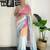multicolor multi weaving Sequins with embroidery faux georgette saree with blouse piece