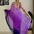 purple multi weaving Sequins with embroidery faux georgette saree with blouse piece