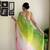 multicolor multi weaving Sequins with embroidery faux georgette saree with blouse piece