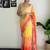 multicolor multi weaving Sequins with embroidery faux georgette saree with blouse piece