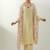 Cream embroidered chanderi kurta set