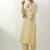 Cream embroidered chanderi kurta set
