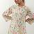 Ivory printed chanderi kurta set