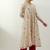 Ivory printed chanderi kurta set