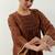 Brown plain chanderi kurta set