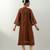 Brown plain chanderi kurta set