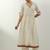 Ivory plain chanderi kurta set