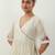 Ivory plain chanderi kurta set