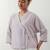 Purple woven cotton co-ord set