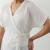 White plain cotton co-ord set