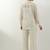 Ivory plain chanderi co-ord set