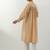 Beige hand woven cotton kurta set
