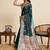 Women’s premium soft silk saree with two-tone satin finish, paithani design, rich zari pallu & contrast designer blouse