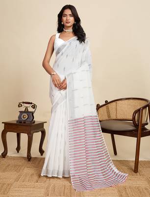 enchanting linen sarees     lightweight, breathable & perfect for intimate to grand indian weddings 1