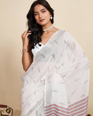 enchanting linen sarees     lightweight, breathable & perfect for intimate to grand indian weddings 5