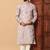 Elegant pink heavy jacquard kurta with sequins work & cotton pajama