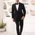 Black rayon tuxedo