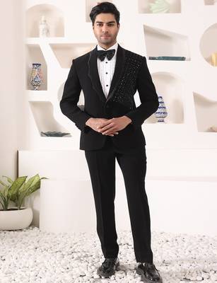 Black rayon tuxedo 2