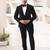 Black rayon tuxedo