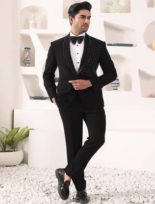 Black rayon tuxedo 3