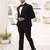 Black rayon tuxedo