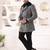 Grey tweed  coat