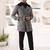 Grey tweed  coat