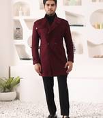 Wine rayon  coat