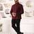 Wine rayon  blazer