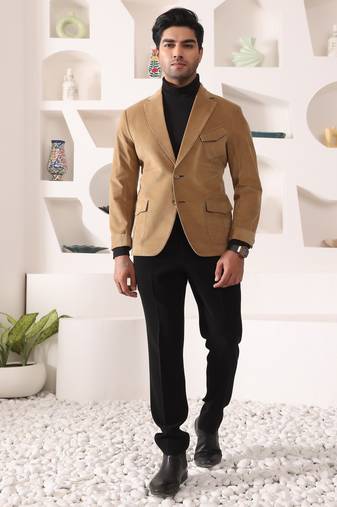 Beige corduroy  blazer