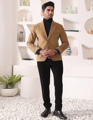 Beige corduroy  blazer 2