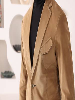 Beige corduroy  blazer 3