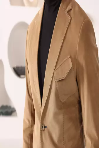 Beige corduroy  blazer