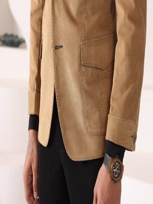 Beige corduroy  blazer 4