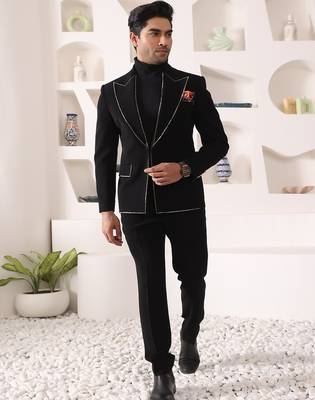 Black rayon tuxedo 1