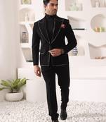 Black rayon tuxedo