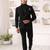 Black rayon tuxedo