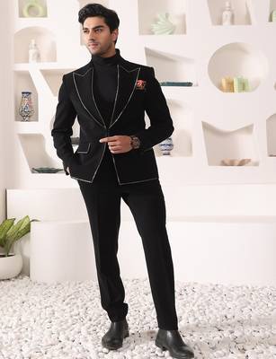 Black rayon tuxedo 2