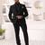 Black rayon tuxedo