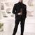 Black rayon tuxedo